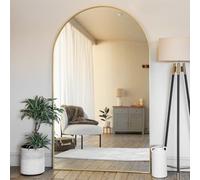 Jobu | Full Length Gold Metal Arched Mirror - 180cm x 105cm | Akiko