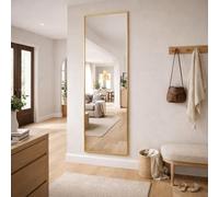 Jobu Full Length Rectangle Mirror 180cm x 60cm, Gold Metal Frame