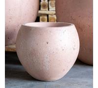 Jōbū Jobu Home - 35Cm Medium Sphere Planter For Indoor & Outdoor Plants - 25L Orbello - Blushstone (Blush Beige Peach Tones)