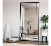 Jōbū Jobu Home - Aimi - Full Length Black Metal Rectangle Window Mirror - 180Cm X 90Cm
