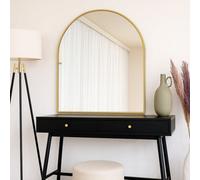 Jōbū Jobu Home - Akiko - Gold Metal Arched Mirror - 120Cm X 95Cm