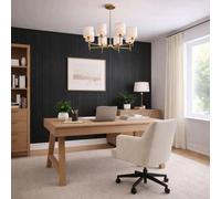 Jobu Acoustic Wall Panels in Black Oak with Black Backing, 240cm x 60cm