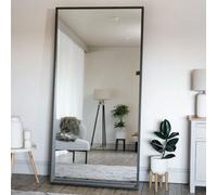 Jōbū Jobu Home - Hanaka - Full Length Black Oak Rectangle Mirror - 200Cm X 100Cm