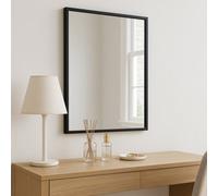 Jōbū Jobu Home - Takara, Black Metal Rectangle Mirror - 70Cm X 50Cm