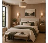 Jobu Large Fluted Ribbed Wall Panels in Natural Oak, 240cm x 60cm, (3 Pack)