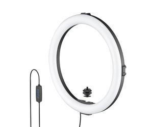 JOBY Beamo Ring Light 12'' - Large LED Selfie Ring Light for Phones or Cameras with 3 Light Modes & 10 Brightness Levels, Mobile, Video, Vlogging, Live Stream, Content Creation, Makeup, Work from Home