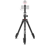 JOBY Compact Light Kit, Smartphone / Camera Tripod with Ball Head, Universal Smartphone Holder, Carrying Bag, for CSC, DSLR, Mirrorless Camera, Smartphone, Colour: Black, 1.5 Kg capacity