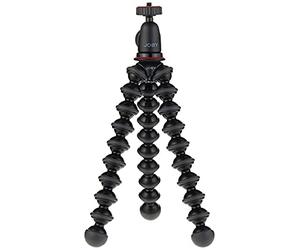 JOBY JB01503-BWW GorillaPod 1K Kit, Flexible Compact Tripod with BallHead for Enhanced Compact and CSC/Mirrorless Camera Up to 1 kg Payload, Black