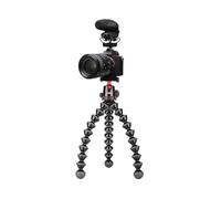 JOBY PRO Vlogger Kit, GorillaPod Camera Vlogging Kit (GorillaPod 5K Flexible Tripod, On-camera Wavo PRO Microphone, TRR Cables), Vlog Camera Sysytem, Youtuber, Professional Content Creator