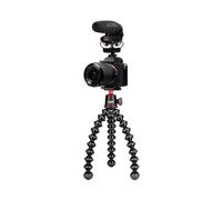 JOBY Skilled Vlogger Kit, GorillaPod Camera Vlogging Kit (GorillaPod 3K Flexible Tripod, On-camera Wavo PRO DS Microphone, TRR Cables), Vlog Camera System, Youtuber, Content Creator