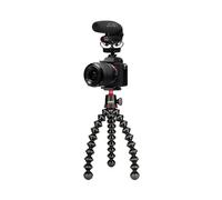 JOBY Skilled Vlogger Kit, GorillaPod Camera Vlogging Kit (GorillaPod 3K Flexible Tripod, On-Camera Wavo PRO DS Microphone, TRR Cables), Vlog Camera Kit, Youtuber Kit, Camera Content Creator Kit