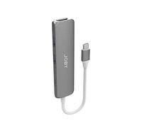 JOBY USB C Hub with HDMI 4K, 2 USB-A 3.0 sockets, USB C PD, USB Multi-socket, USB Hub