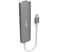 JOBY USB C Hub with HDMI 4K, 2 USB-A 3.0 sockets, USB C PD, USB Multi-socket, USB Hub, New