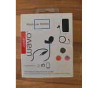 JOBY Wavo Lav Mobile Microphone, Lavalier Microphone with Clip, Portable Mic for Smartphones and Cameras, Audio Accessories for Live Streaming, Video