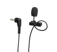 JOBY Wavo Lav PRO Professional Lavalier Microphone Omnidirectional Wearable with Pro-Grade Miniature Capsule, for Cameras, Easy Clip-On System, 2.5 m Long Cable, Black