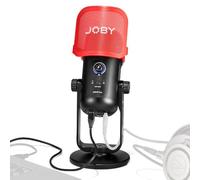 Joby Wavo POD USB Condenser PC Microphone for Podcasting, Streaming Microphone for Recording, Mute and Gain Controls, Headphones for Live Monitoring, Laptop Microphone Plug & Play for Mac and PC