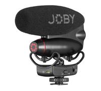 JOBY Wavo PRO DS Professional On-Camera Directional Shotgun Microphone, Rycote Technology Shock Mount, Low-Cut Filter, Built-in LEDs, CSC, Mirrorless, Vlogging, Youtuber, Content Creators