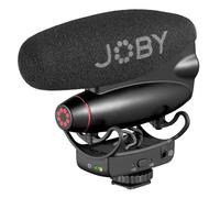 JOBY Wavo PRO DS Professional On-Camera Directional Shotgun Microphone, Rycote Technology Shock Mount, Low-Cut Filter, Built-in LEDs, CSC, Mirrorless, Vlogging, Youtuber, Content Creators