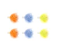 Jocaluyia 6PCS Replacement Feathers, for Smart Interactive Cat Toy Magic Box Ambush Funny Cat Feather Magic Box (Feather)