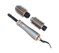 JOCCA - 3-in-1 Hair Dryer Brush | Dryer, Curling Iron and Volume Generator | 3 temperatures, 2 speeds, Rotating Head | 2 Interchangeable Brushes | 1000-1200 W