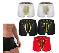 JOCCOS Prostate Magnetic Therapy Boxer Briefs, Tourmaline Prostate Therapy Magnetic Boxer Briefs for Men (5PCS-A,6XL)