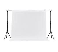 Joccun 10X10FT White Backdrop Background for Photography,Polyester Backdrop Curtain Background Screen for Photography,Video Recording,Studio（10X10ft,White