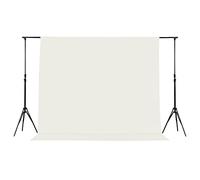 Joccun 5X7FT Ivory Backdrop Background for Photography,Polyester Backdrop Curtain Background Screen for Photography,Photoshoot,Video Recording,Studio(5X7ft,Ivory)