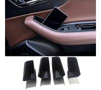 JOCERO Car Door Handle Armrest Storage Box For Audi Q7 4M 2016-2021 Door Buckle Armrest Organiser Tray ABS Interior Door Storage Box Holder,Front and Rear 4pcs
