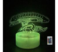 JOCHUI 3D Alien Night Light, Monster Illusion Table Lamp with 16 Colors Remote Control Touch Lamp LED USB Night Light Desk Lamps Room Decorations Home Decor Holiday Birthday Light