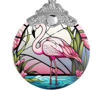 Jocidea Flamingo Christmas Ornament - Tree Decorations and Decor - Xmas Gift Ideas for Flamingo Lovers