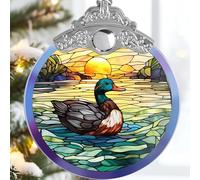 Jocidea Hanging Ornament - Duck Christmas Tree Ornaments & Suncatcher for Duck Lovers
