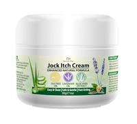 Jock Itch Antifungal Skin Cream: Tea Tree Oil Anti Fungal Cream with Aloe Vera, Lavender & Eucalyptus - Extra Strength Herbal Moisturizer for Itchy Skin Soothing- for Men & Women, 30g