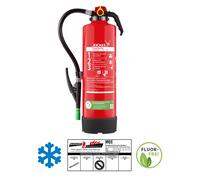 Jockel S6JXF 34 Green 2.0 -25°C Foam Fire Extinguisher With Mount And Label