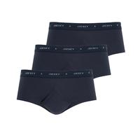 Jockey Men's UK Classic Cotton Rib Y-Front Brief - 3 Pack, Navy, 38