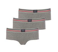 Jockey Cotton Stretch 3-Pack Hipster Briefs, Stone Grey - XS