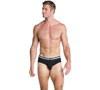 Jockey Cotton Stretch Brief 3Pack, Black, L