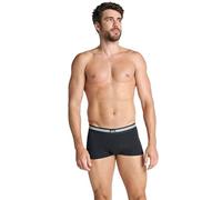 Jockey Cotton Stretch Short Trunk 3Pack, M, Black Stripe