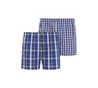 Jockey Everyday Striped Boxer Woven 2 Pack - Navy Check