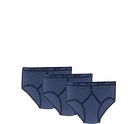 Jockey Men's 3 Pack Y Front Briefs 100% Cotton Soft Breathable Underwear Classic Fit Elastic Waistband Big & Tall Sizes 34-60 Navy 58
