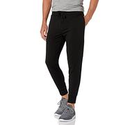 Jockey Men's Active Basic Fleece Jogger Sweatpants Casual Pants, Black, X-Large
