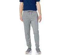 Jockey Men's Active Basic Fleece Jogger Sweatpants, Charcoal Heather, Large