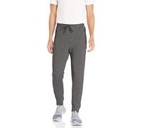 Jockey Men's Active Fleece Jogger with Zip Pockets Casual Pants, Charcoal Heather, Medium