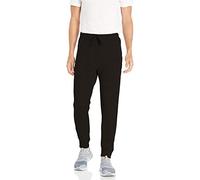 Jockey Men's Active Fleece Jogger with Zip Pockets Sweatpants, Black, Medium