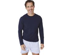 Jockey Men's American Longsleeve Shirt, Navy, S