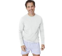 Jockey Men's American Longsleeve Shirt, White, L