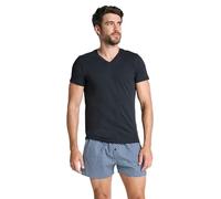 Jockey® Men's American V-Neck Shirt - 2 Pack, Black, 2XL
