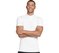 Jockey Men's Baselayer Cotton Stretch Mock Neck Tee, White, XL
