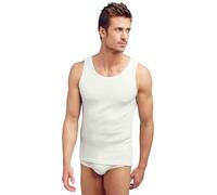 Jockey Men's Classic Cotton Rib A-Shirt, White, L