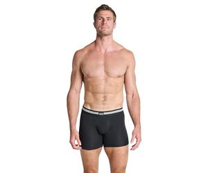 Jockey Men's Cotton Stretch Boxer Trunk - 3 Pack, Black, S