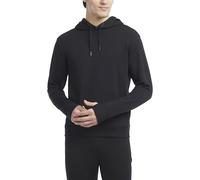 Jockey Men's Cozy Fleece Pullover Hoodie with Zipper Pockets, Black, M